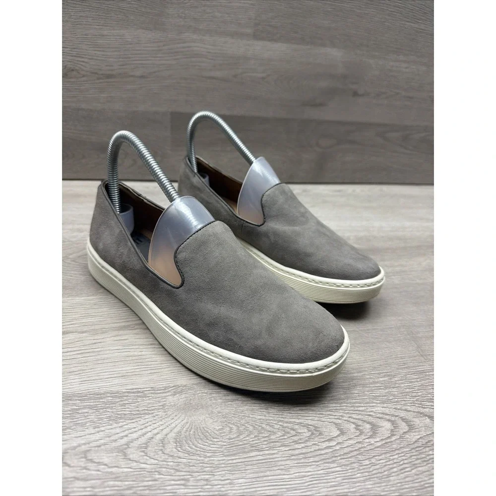 Söfft Somers Slip-On‎ Sneakers Women's Size 7M Gray Leather SF0021408 Very Nice